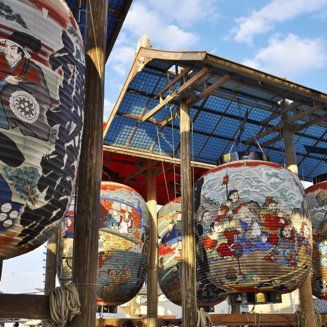 Miyoshi Ojochin Giant Lantern Festival