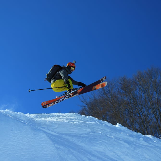 Skiing in Japan