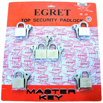 Master Lock 40mm Keyed Lock Pink