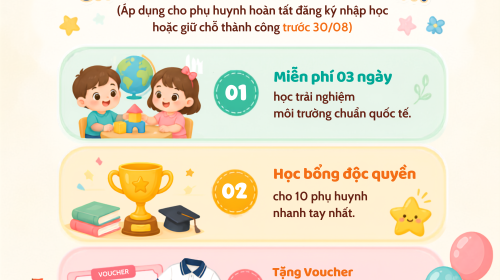 TUYỂN SINH MẦM NON - MIRAIKU GLOBAL KIDS QUẬN 3