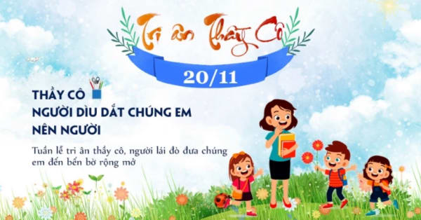 MẪU PHÔNG, BACKDROP CHO LỄ 20/11 NGÀY NHÀ GIÁO VIỆT NAM