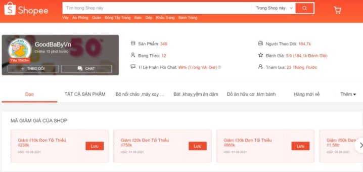 DANH SÁCH CÁC CỬA HÀNG SHOPEE UY TÍN BÁN ĐỒ ĂN DẶM CHO BÉ