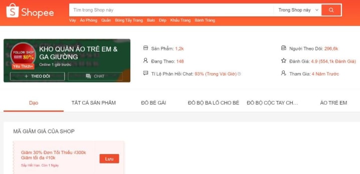 15 SHOP BÁN ĐỒ SƠ SINH, ĐỒ TRẺ CON ĐẸP TRÊN SHOPEE