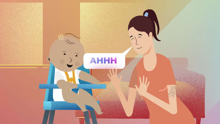 Thực hành phát triển ngôn ngữ cho bé 0-2 tuổi