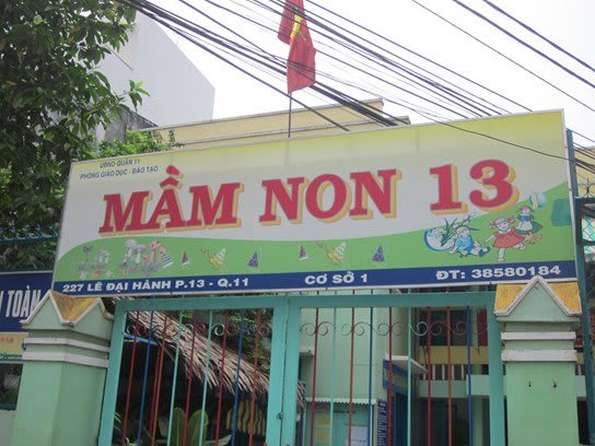 DANH SÁCH CÁC TRƯỜNG MẦM NON CÔNG LẬP QUẬN 11, TP.HCM