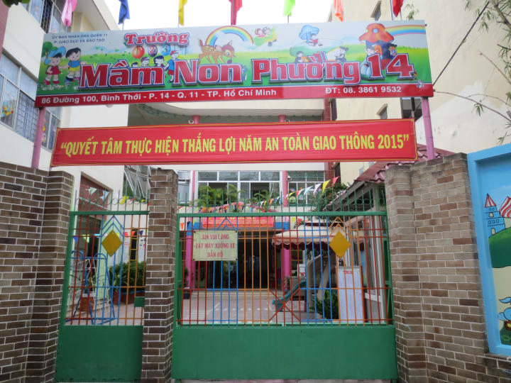 DANH SÁCH CÁC TRƯỜNG MẦM NON CÔNG LẬP QUẬN 11, TP.HCM