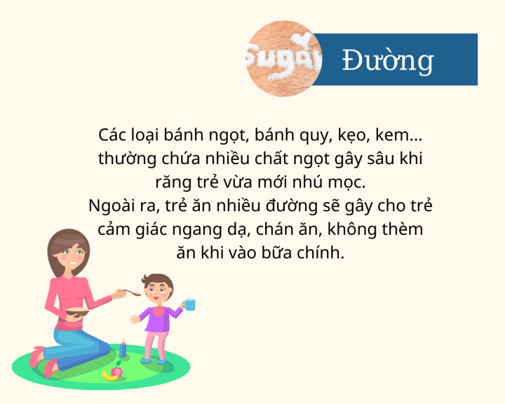 Tại sao trẻ em dưới 1 tuổi không nên ăn muối, đường, mật ong, sữa bò?
