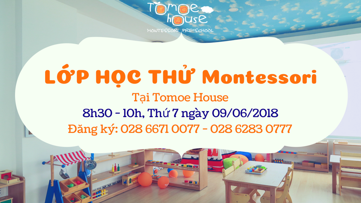 Trải Nghiệm Lớp Học Thử Montessori Cho Bé Tại TOMOE HOUSE