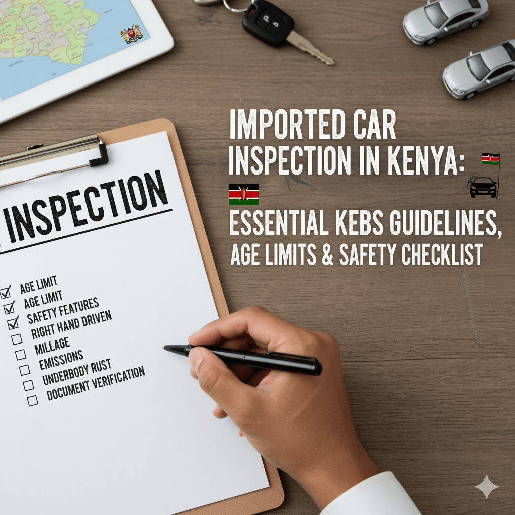 Imported Car Inspection in Kenya: Essential KEBS Guidelines, Age Limits & Safety Checklist