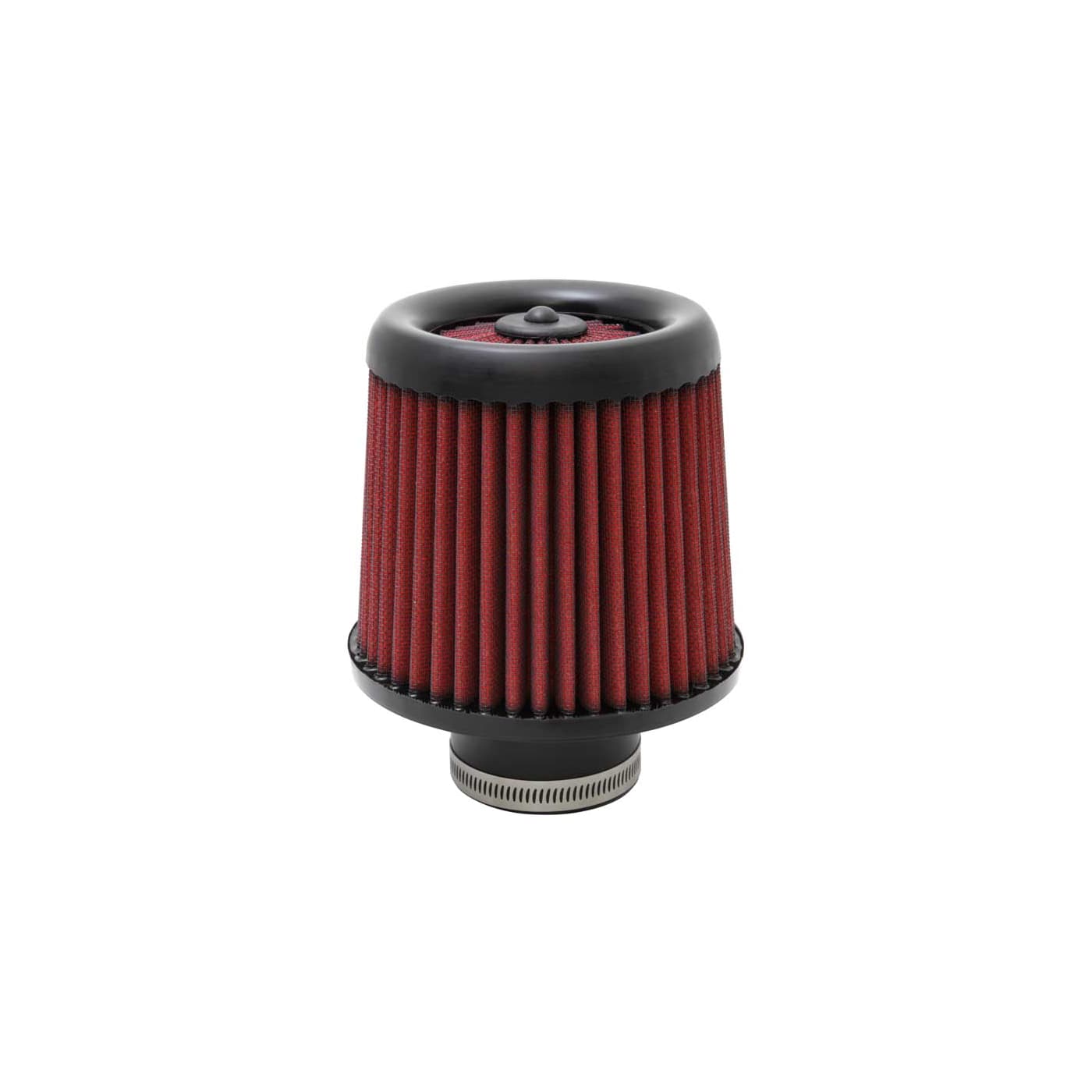 AEM 21-209BF-H Universal DryFlow Clamp-On Air Filter: Round Tapered; 6 in 191 mm Base; 5.125 in Flange ID; 5 in Top 152 mm 130 mm Height; 7.5 in 127 mm 