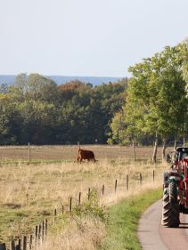 Kverneland 2300 S compact above ground, dragged by tractor