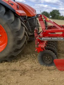 Kverneland Qualidisc Pro operating with cutting quality and good penetration