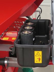 Kverneland e-drill maxi plus, isobus, IsoMatch, adustable hopper