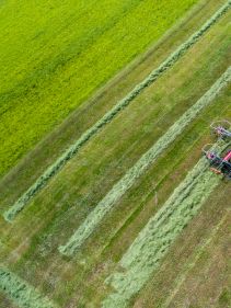 Four Rotor Rakes - VICON ANDEX 1304 PRO, super efficient in use during field operation with ISOBUS option