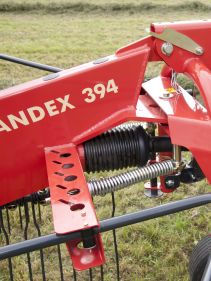 Single Rotor Rakes - VICON ANDEX 323-353-394-424T-434-474T, designed for low power tractors, but still provides great working width