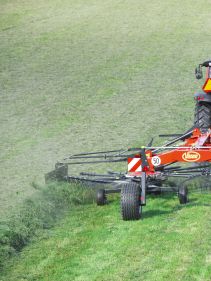 Double Rotor Rakes - VICON ANDEX 774, great maneuvreability and superb performance