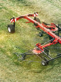 Double Rotor Rakes - VICON ANDEX 774, great maneuvreability and superb performance