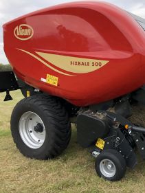 Fixed Chamber round balers - VICON FIXBALE 500, specialist baler for heavy silage conditions with low power requirments for efficient operation