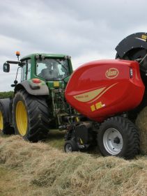 Fixed Chamber round balers - VICON FIXBALE 500, specialist baler for heavy silage conditions with low power requirments for efficient operation