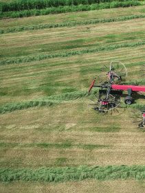 Four Rotor Rakes - VICON ANDEX 1304 PRO, super efficient in use during field operation with ISOBUS option