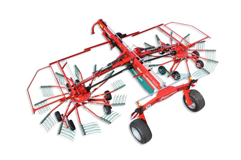 Double Rotor Rakes - Kverneland 9580 C - 9584 C - 9590 C Hydro, heavy duty rakes which performs in the toughest conditions