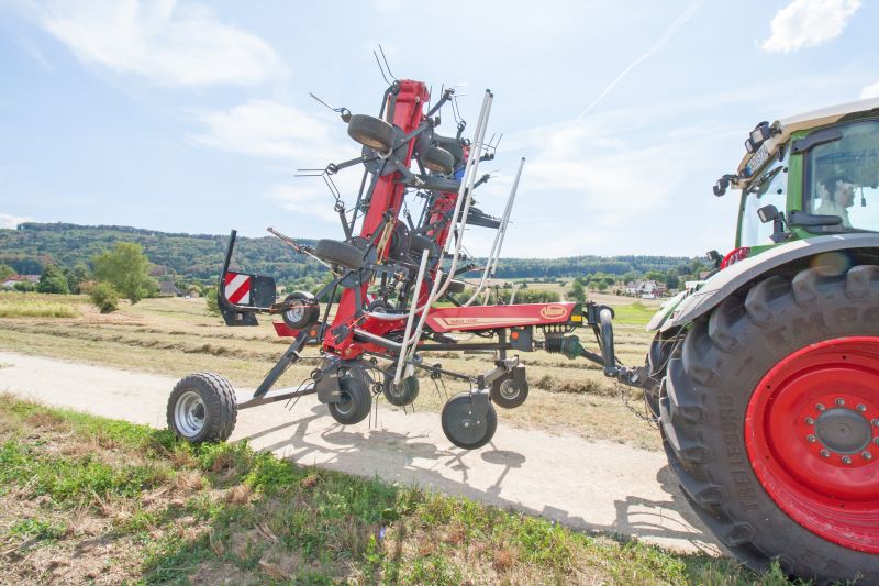 Tedders, Trailed - VICON FANEX 904C - 1124C, purpose-built for smaller tractor but will also operate with larger ones