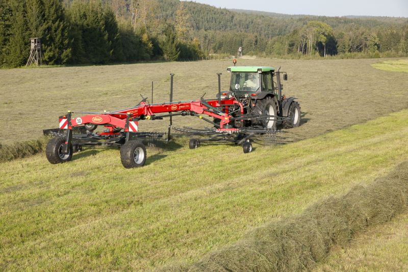Double Rotor Rakes - VICON ANDEX 774, great maneuvreability and superb performance
