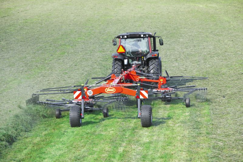 Double Rotor Rakes - VICON ANDEX 774, great maneuvreability and superb performance