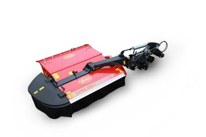 Mower Conditioners - VICON EXTRA 624T - 628T/R - 632T FARMER, tine conditiong with hydraulic spring adjustments also slim design for efficient during operation