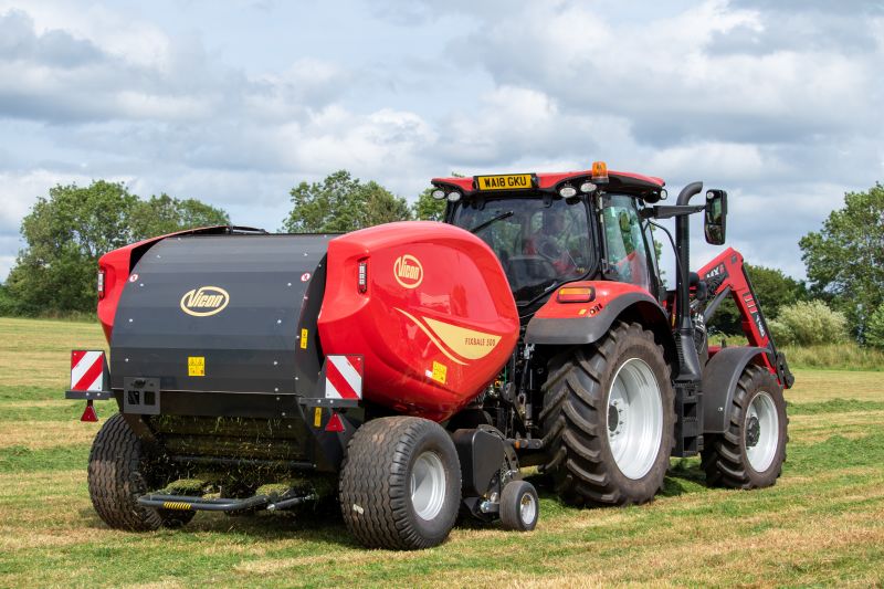 Fixed Chamber round balers - VICON FIXBALE 500, specialist baler for heavy silage conditions with low power requirments for efficient operation