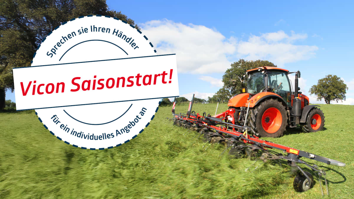 Vicon Saisonstart Zettwender
