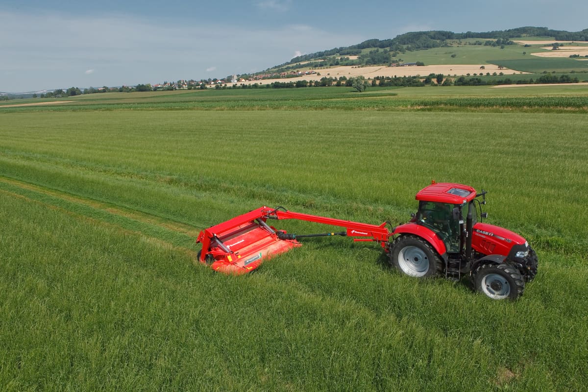 Mower Conditioners - Kverneland 4300 LT LR CT CR, BX Swath Belt speed up collection of crop