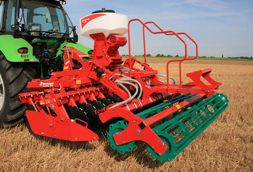Stubble Cultivators - the a-drill's brush will regulate the flow