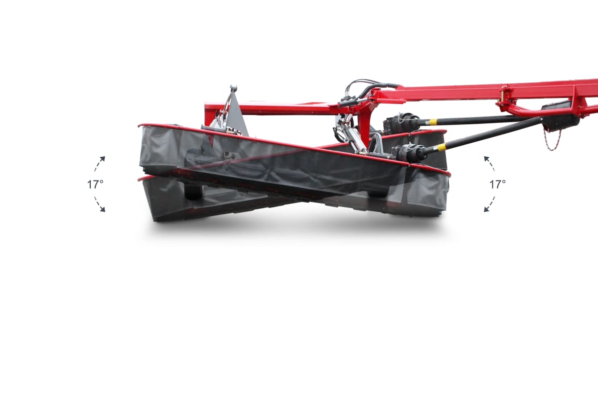 Plain Mowers - VICON EXTRA 532 - 540 - TRAILED MOWERS, sideward adaption increases movement and mobility during operating