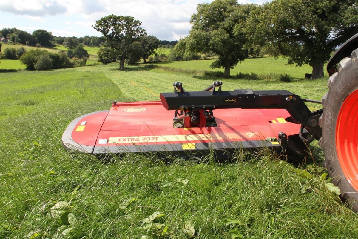 Mower Conditioners - VICON EXTRA 732T/R-736T, QuattroLink Suspension, Full Width BreakAway, Transport and Parking, SemiSwing Conditioner, Dual Adjustment of Conditioner Hood and EXTRA Cutterbar