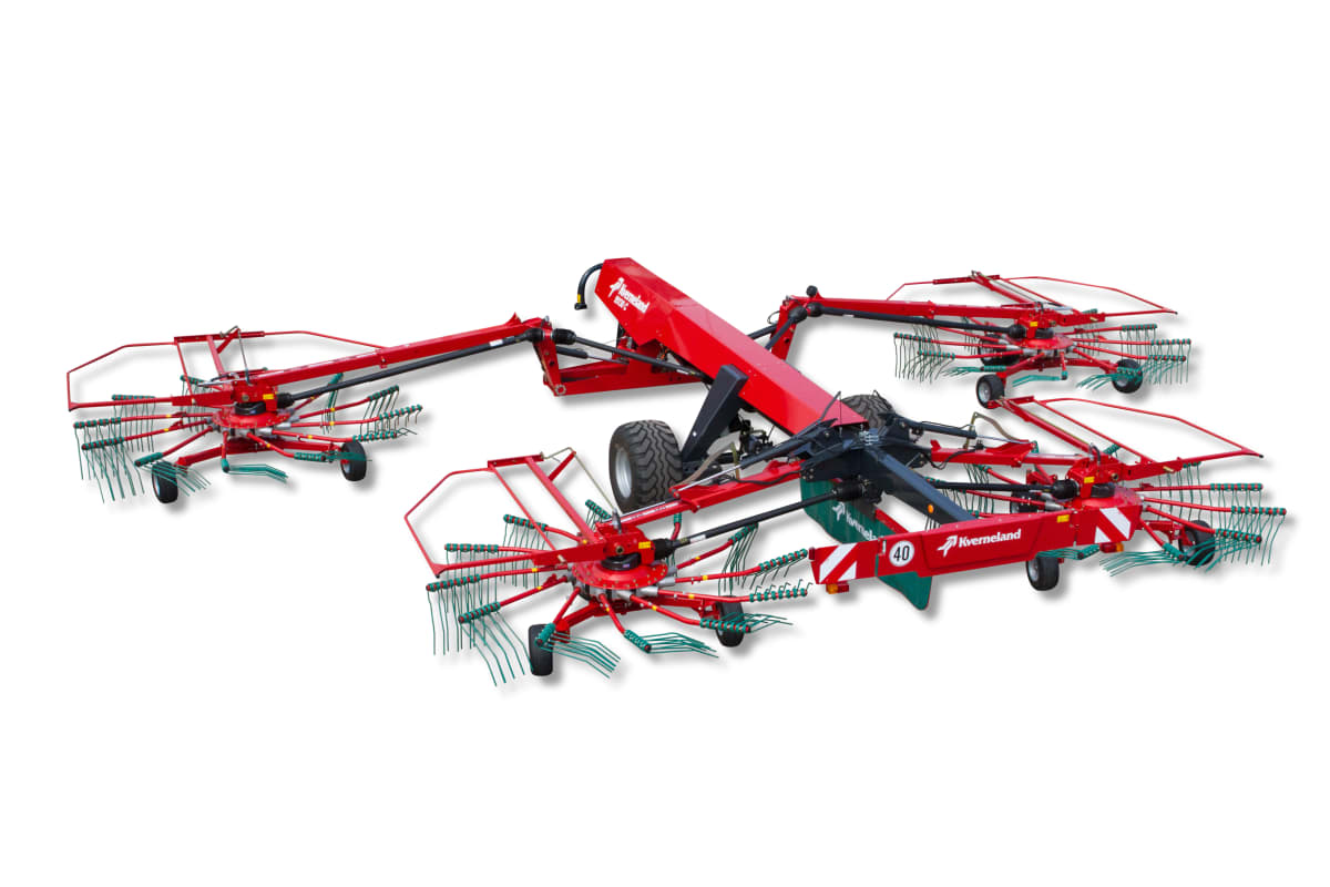 Andaineurs quatre rotors Kverneland 95130 C Plus