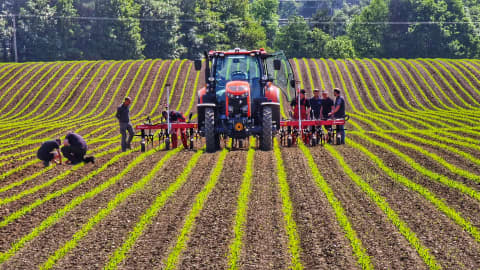 Kverneland stellt ein vollständiges Produktprogramm für die mechanische Beikrautregulierung vor 