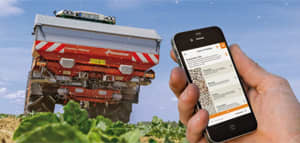 Kverneland Spredetabell App