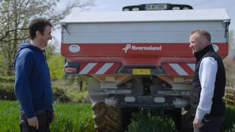 Tillage farmer on the efficiency of his Kverneland Exacta TL GEOSPREAD