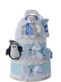 My Lil' Penguin Holiday Themed Diaper Cake