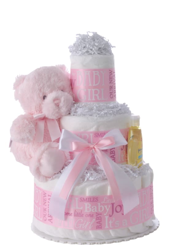 30 Unique Diaper Cake Ideas for Baby Showers (Girls & Boys)
