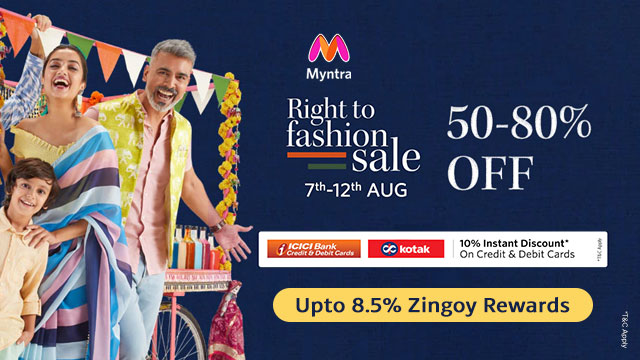 myntra sale t shirt