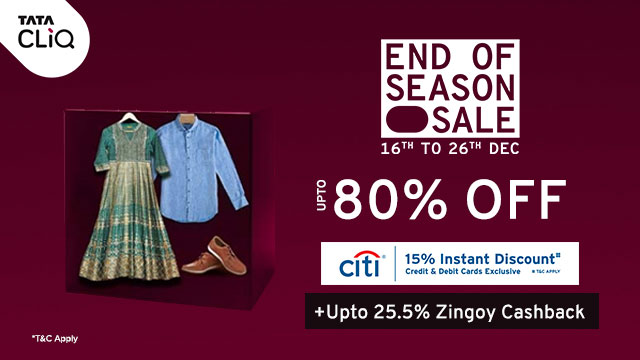 Tata Cliq End of Season Sale