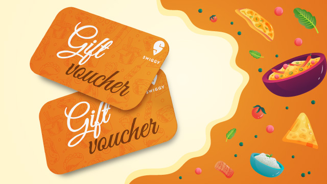 Swiggy Gift card  e-vouchers