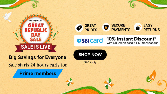 Amazon Great Republic Day Sale offers