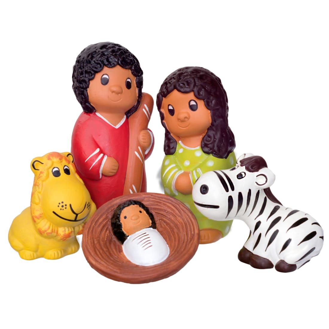 Fair Trade African Ceramic Nativity Set X 5 By Lucuma Designs
