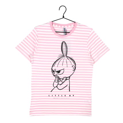 Muumi Sketch-t-paita Little My vaaleanpunainen