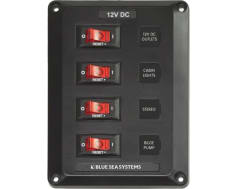 4 Position, BelowDeck Circuit Breaker Panel