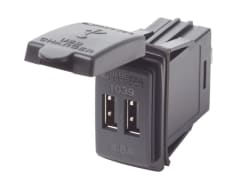 12/24V Dual USB 4.8A Chargers - Switch Mount