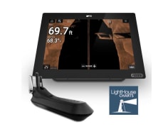 AXIOM+ 12 RV MFD With Integrated RealVision 3D Sonar and RV-100 Transducer and LightHouse Download Chart (E70639-03-202)